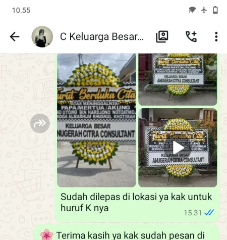 Pengiriman Papan Bunga Duka Golok Banyuurip