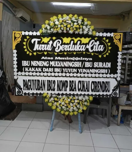 Papan Bunga Duka Golok Banyuurip